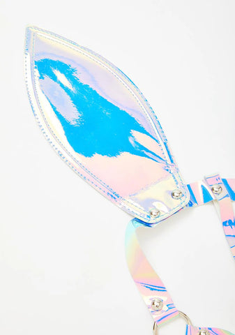 Rave Bunny Holographic Mask