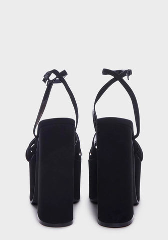 Nobody Else Matters Platform Heels