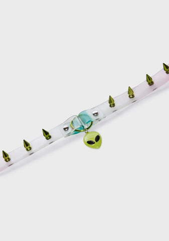 Martian Aboard Spiked Choker