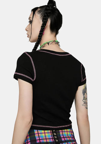 Against All Odds Crop Tee