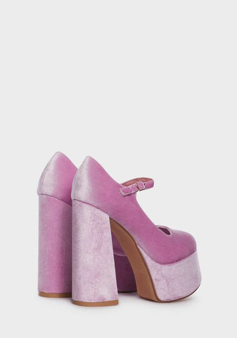 Sweet Dancing For You Platform Mary Janes