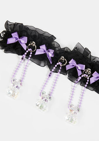 I'm Adored Lace Ruffle Choker