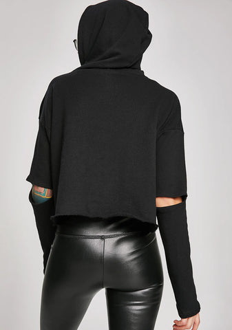 Taken Apart Shredded Hoodie