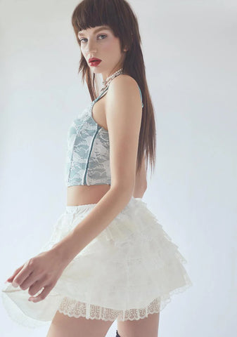 Wish U The Worst Lace & Tulle Skirt