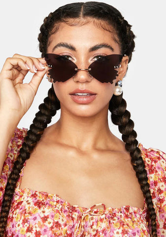 Smoke 'Em Out Butterfly Sunglasses