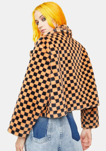 What's The Vibe Fuzzy Jacket