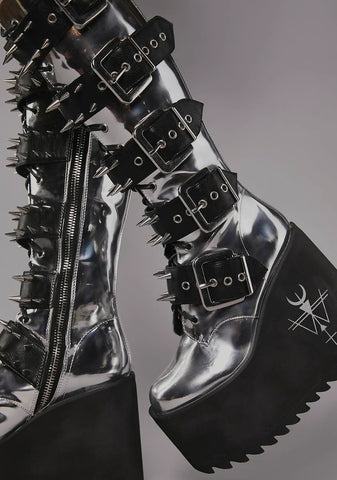 Chrome Appetite For Destruction Platform Boots