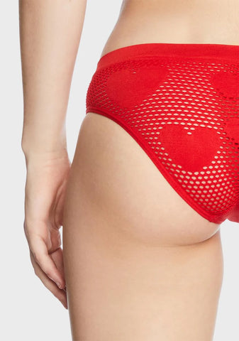 Heart Wide Open Net Panty