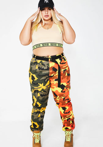 Dual Empowered Babe Camo Pants