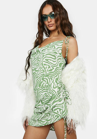 Sinful Smile Zebra Print Mini Dress