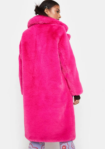 Savannah Faux Fur Coat