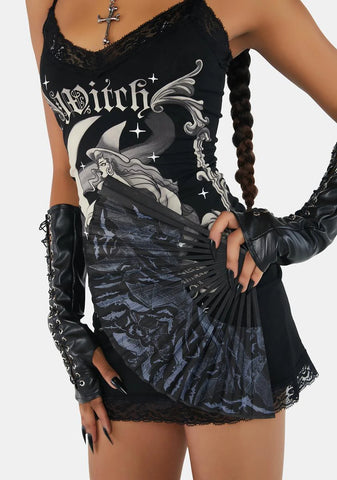 Realistic Bats Fabric Fan