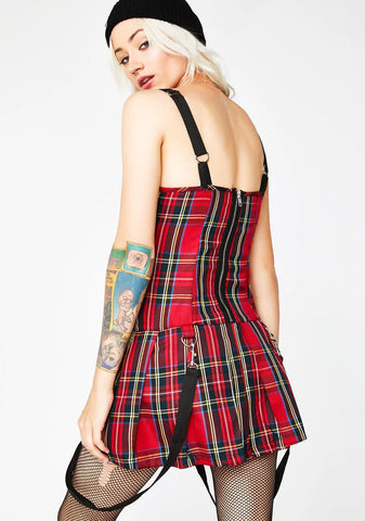 Bad Rebel Plaid Dress