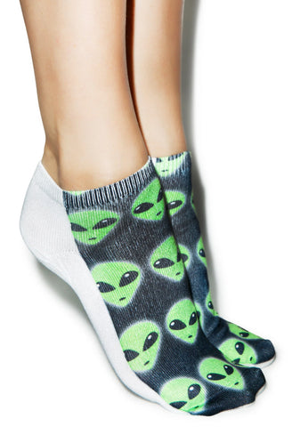 We Come In Peace Ankle Socks