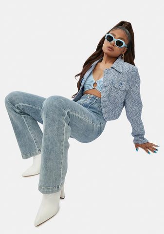 Slate How Far Is Heaven Cropped Jacket