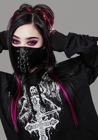 Break The Rules Pierced Face Mask