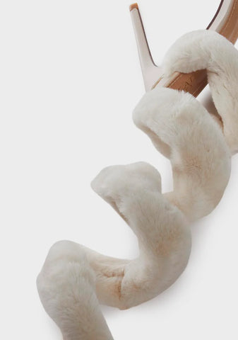 Winter Queen Furry Heels