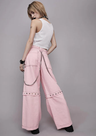 Sweet Power Of Evil Convertible Wide Leg Pants