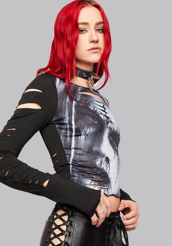 Evil Summoning Distressed Tee