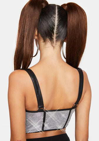 Opulent Dreams Glitter Underbust Corset