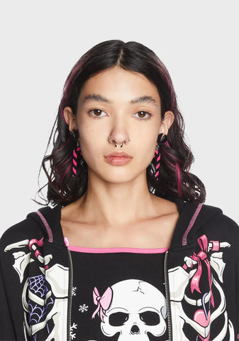 Wicked Licks Bat Earrings