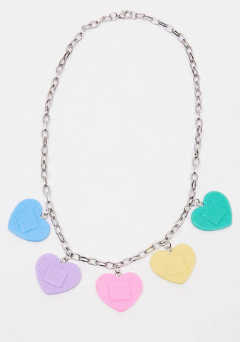 Heal My Heart Charm Necklace