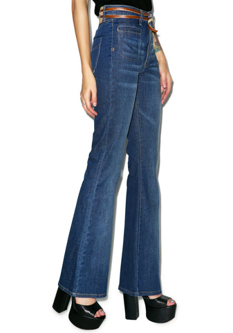 Rex Stretch Denim Flares