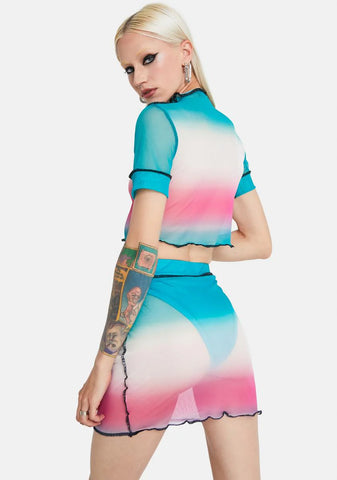 Attention Needed Mini Skirt Set