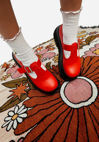 Cherry Tartness Platform Mary Janes