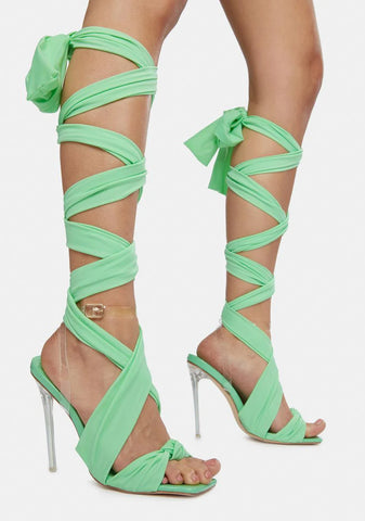 Envy Pls Don't Go Wrap Heels