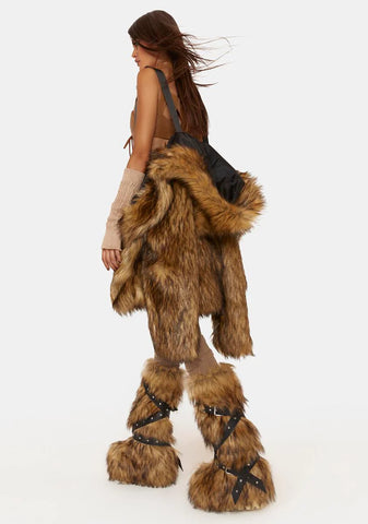 Wild Instincts Faux Fur Coat