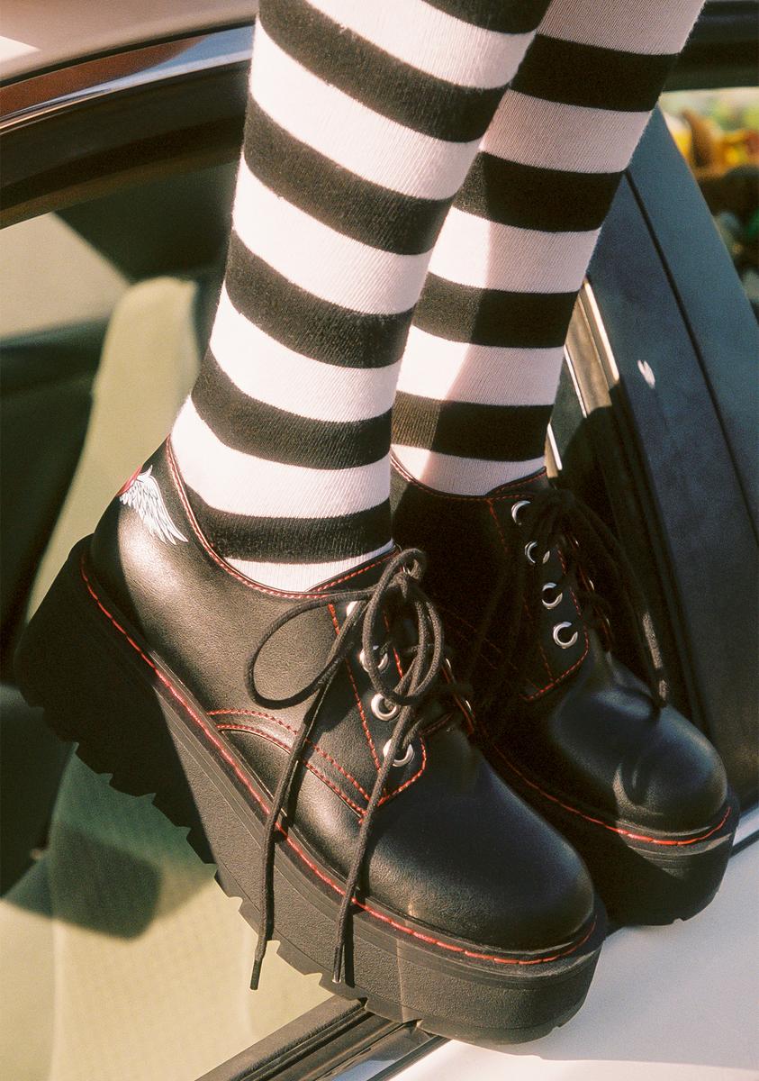 Talk Is Cheap Platform Oxfords