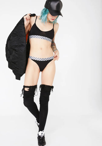 The Checkered Bralette