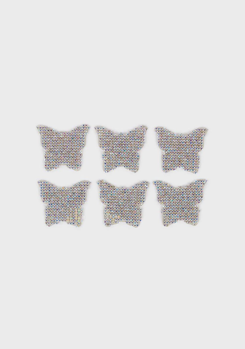 Bling Butterfly 6 Pack Mini Pasties