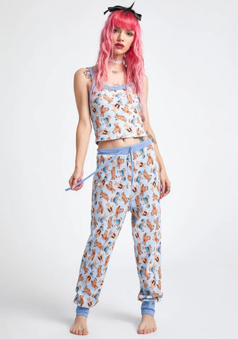 Soft Double Stuffed Jogger Pants