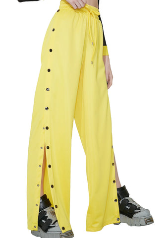 Lemon Wannabe Snap Track Pants