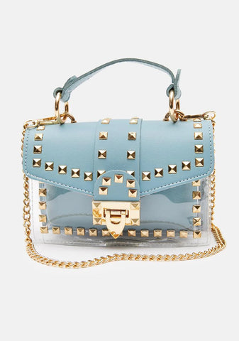 Edge Studded Handbag