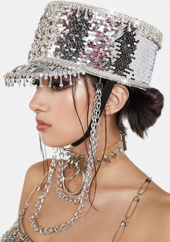 Marshal Of Magic Sequin Hat