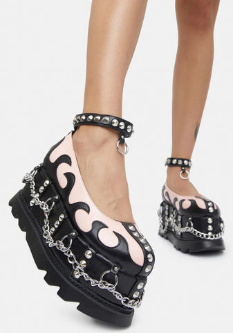 Tattoo Chain Mary Janes