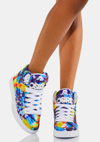 Tie Dye Clone High Top Sneakers
