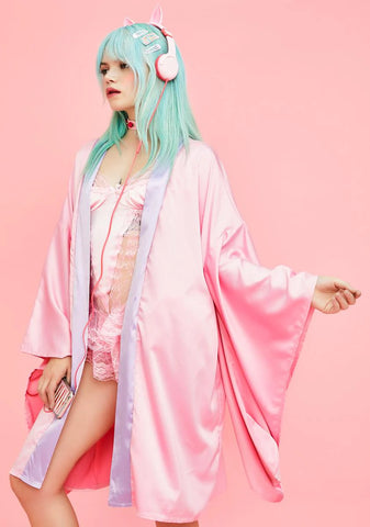 Tasteful Tease Satin Robe