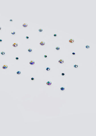 Aqua Rainbow Individual Face & Body Gems