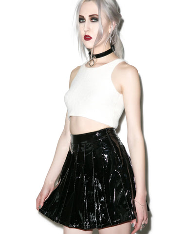 Vinyl Vixen Pleated Skirt