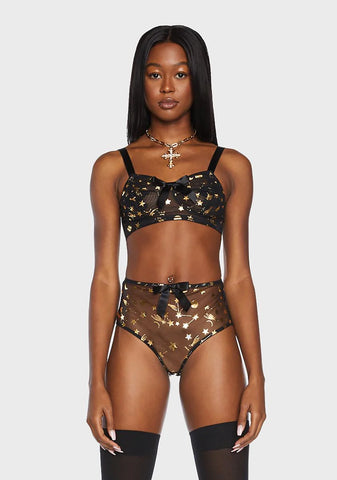 x Bettie Page Solar Cosmic Bullet Bra