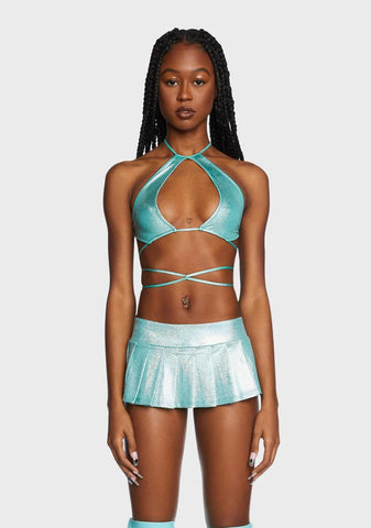 Disco Inferno Bra Top