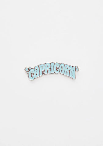Capricorn Enamel Pin