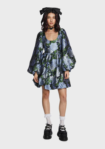 Natalia Jacquard Mini Dress