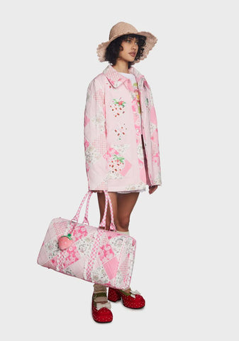 Extra Serving Quilted Shacket