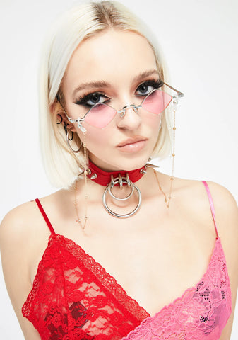 Sugar Half Baked Tiny Chain Sunglasses