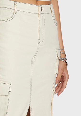 On The Level Midi Skirt